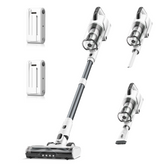 Cordless Vacuum Cleaner 2 Batteries 130Mins Runtime 600W 50KPA Fast Charging Self-Standing - Klarpul
