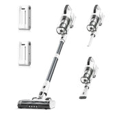 Cordless Vacuum Cleaner 2 Batteries 130Mins Runtime 600W 50KPA Fast Charging Self-Standing - Klarpul