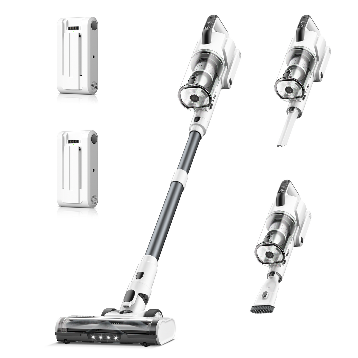 [Pre-order] Cordless Vacuum Cleaner 2 Batteries 130Mins Runtime 600W 50KPA Fast Charging Self-Standing - Klarpul