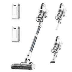 Cordless Vacuum Cleaner 2 Batteries 130Mins Runtime 600W 50KPA Fast Charging Self-Standing - Klarpul