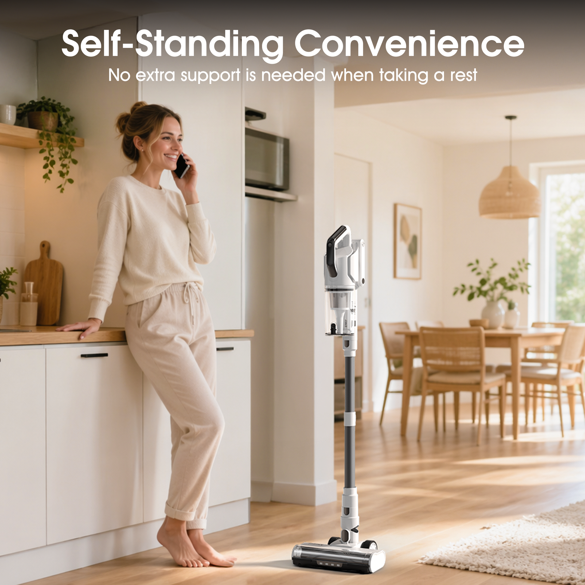 Klarpul 55KPA Cordless Vacuum Cleaner 70-Min Runtime