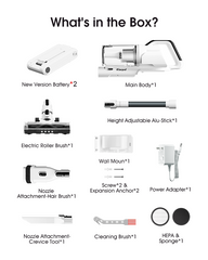 [Pre-order] Cordless Vacuum Cleaner 2 Batteries 130Mins Runtime 600W 50KPA Fast Charging Self-Standing - Klarpul