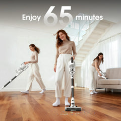 Cordless Vacuum Cleaner 600W 50KPA 65 min Runtime Fast Charging Self-Standing - Klarpul