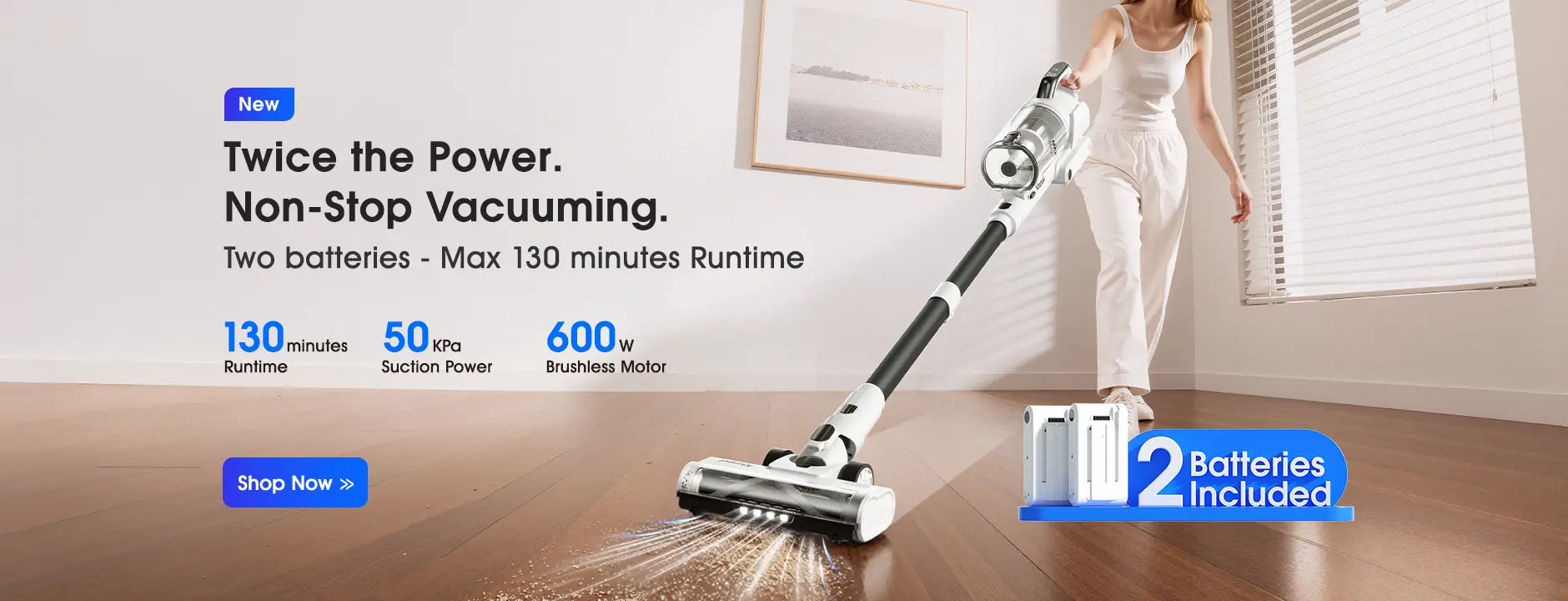 Klarpul Cordless Stick Vacuum Cleaner - Thumbnail 5